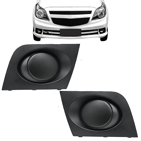 Par Moldura Farol Milha Sem Furo Agile 2010 2011 2012 2013