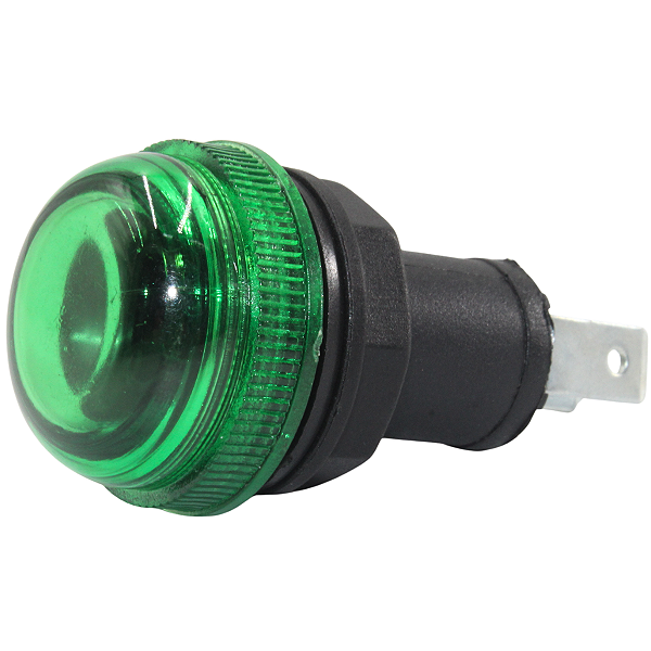 Lâmpada Sinalização Piloto Painel Universal Verde