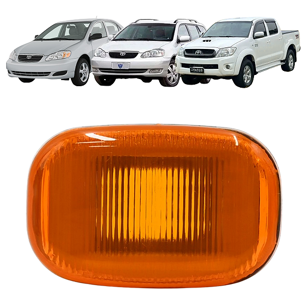 Pisca Para Lama Lateral Corolla Fielder Hilux SW4 2006 2007 2008 Sem Soquete Ambar
