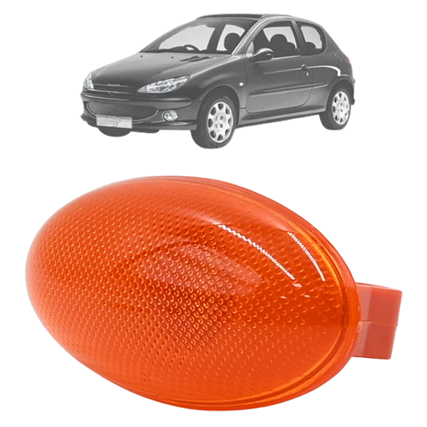 Pisca Lanterna Lateral Seta Paralama Peugeot 206 Citroen C3 Ambar