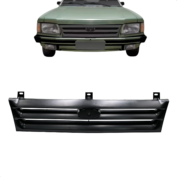 Grade Frontal Dianteira Del Rey 1985 Até 1991 Pampa 1987 Até 1995 Preta