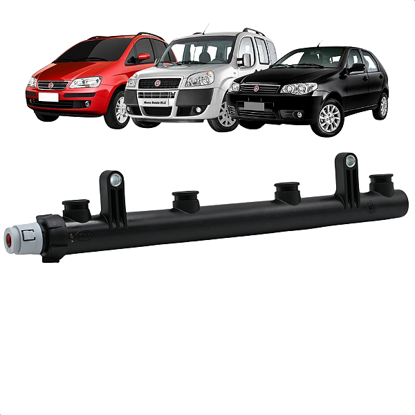 Flauta Dos Bicos Injetores Doblo Palio Stilo Strada Idea 1.8