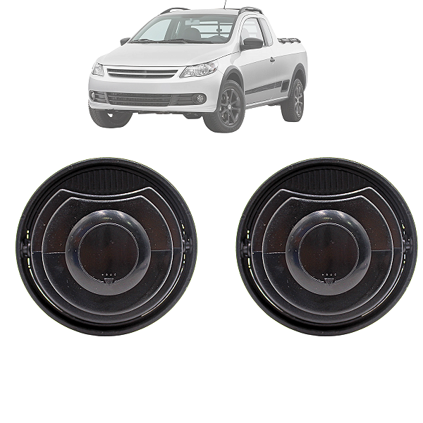 Kit 2 Difusor Saida Do Ar Grade Gol Parati Saveiro G4 G5 G6