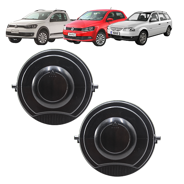 2 Saida Ar Grade Difusor Gol Parati Saveiro G4 G5 G6 2006 a 2017 Sem Aro