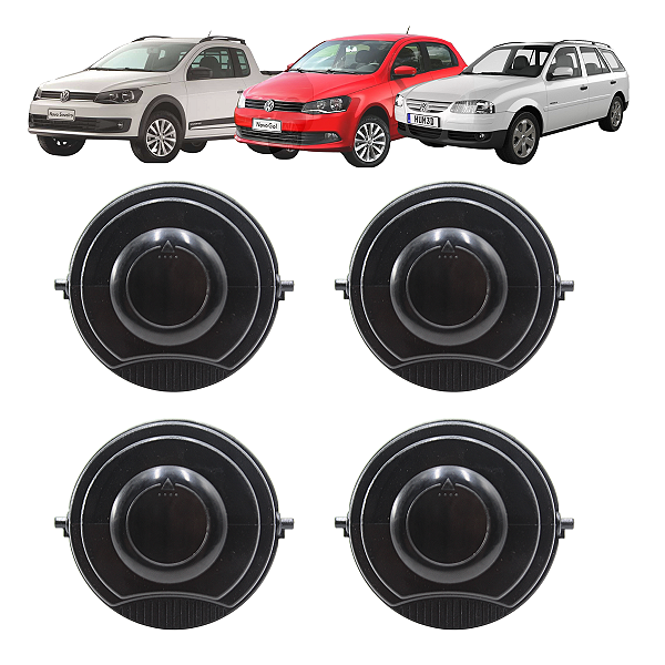 4 Saida Ar Grade Difusor Gol Parati Saveiro G4 G5 G6 2006 a 2017 Sem Aro