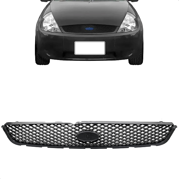 Grade Radiador Preta Ford Ka 2004 2005 2006 2007 Dianteira