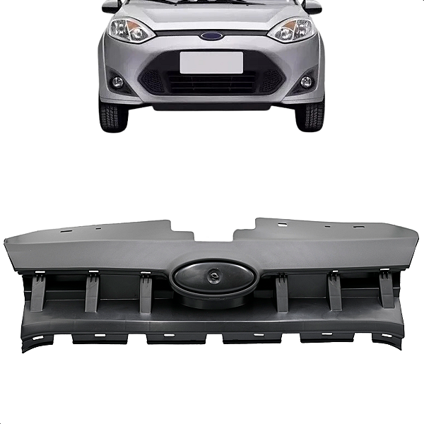 Grade Do Parachoque Fiesta 2010 2011 2012 2013 Preta