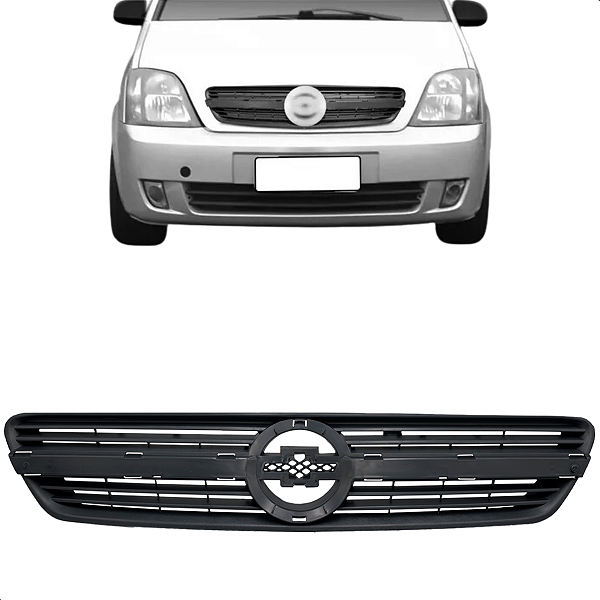 Grade Frontal Preta Meriva 2002 2003 2004 2005 2006