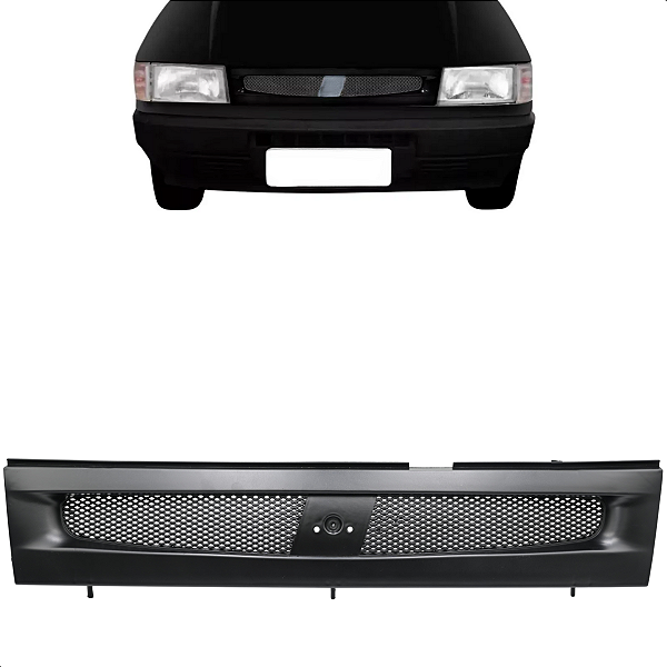 Grade Dianteira Radiador Uno Smart 2001 2002 2003 Uno Mille Fire 2001