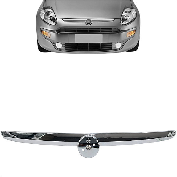 Grade Superior Emblema Cromado Punto 2013 2014 2015 2016 2017 2018 2019