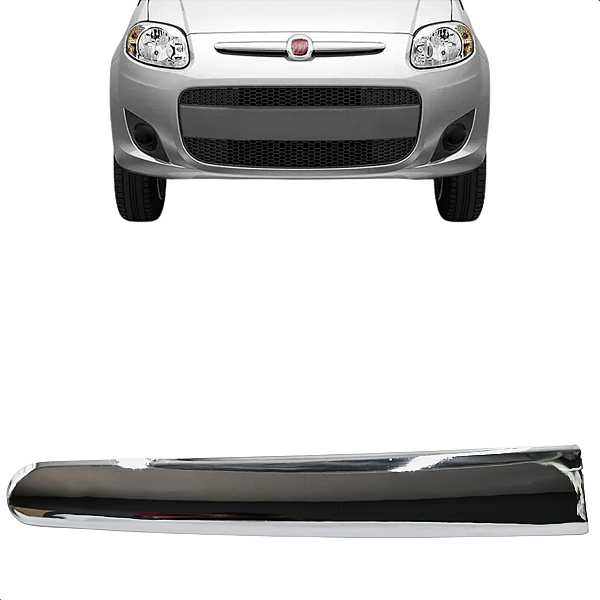 Friso Cromado Da Grade Palio Attractive 2013 2014 2015 2016 2017