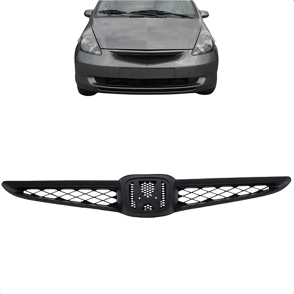 Grade Superior Parachoque Honda Fit 2004 2005 2006 Preta