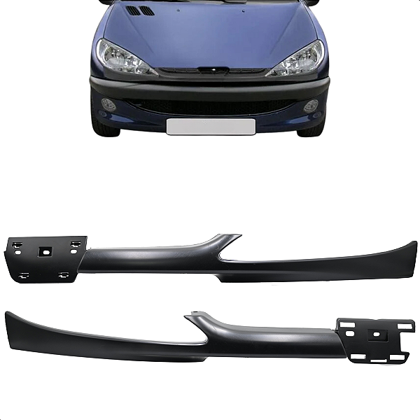 Friso Moldura Grade Frontal Peugeot 206 Inferior