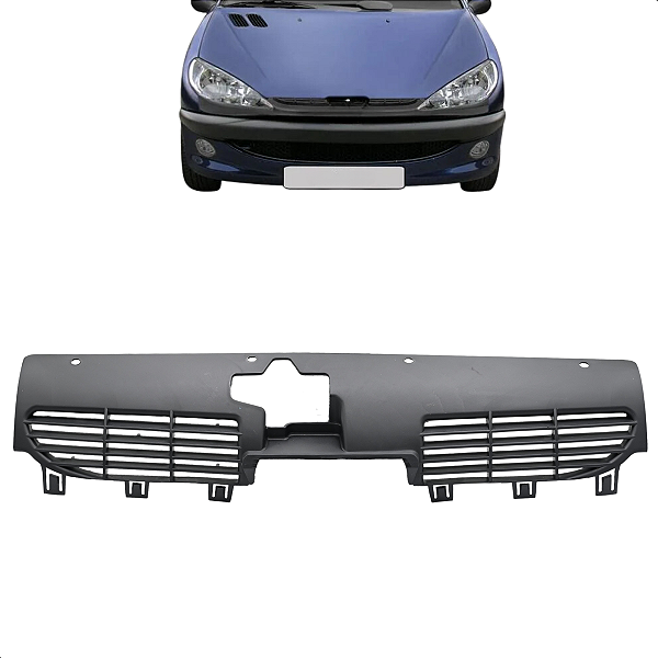 Grade Inferior Do Para-choque Peugeot 206 1998 1999 2001 2002 2003 2004 2005 2006 2007 2008 2009
