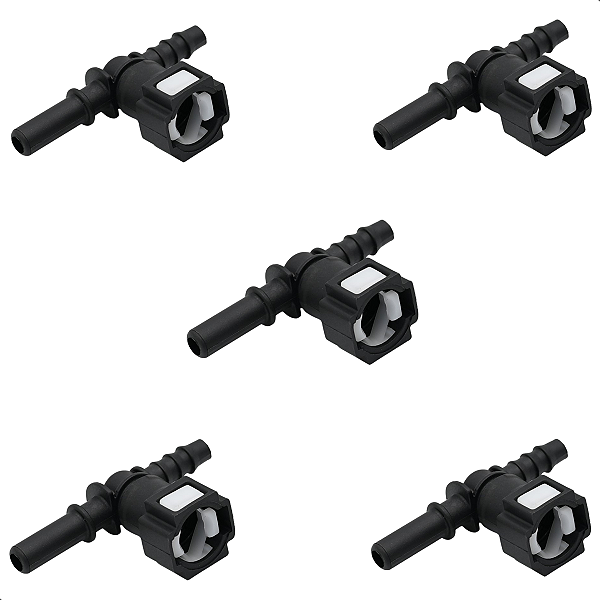 Kit 5 Engate Rapido Conexao T do Filtro Combustivel Gol Voyage G5