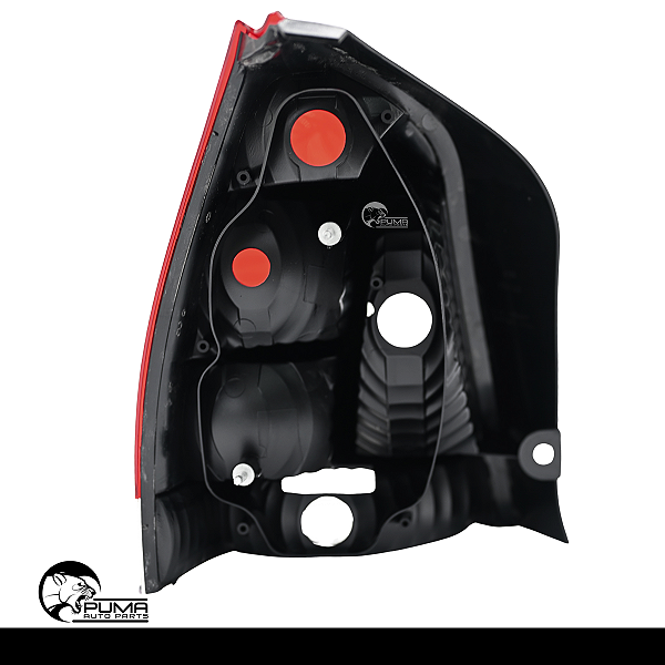 Kit 2 Lanterna Palio G3 2007 2008 2009 2010 2011 Cristal Rubi Traseira