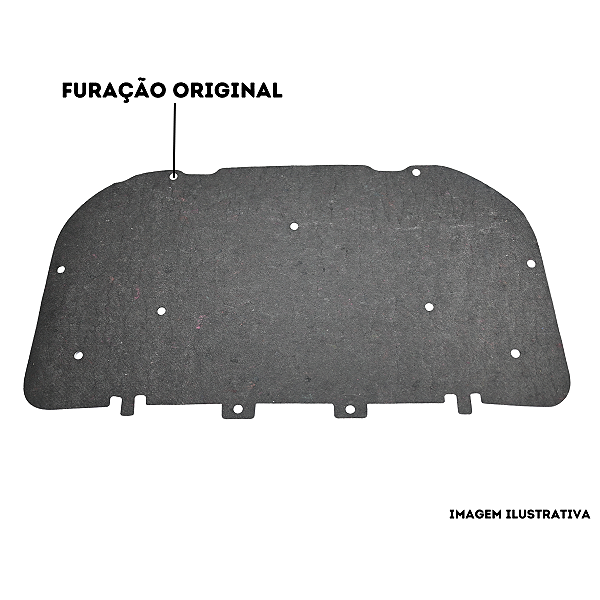 Forro De Capô Focus 1998 1999 2000 2001 2002 2003 2004 2005 2006 2007 2008 Com Presilha