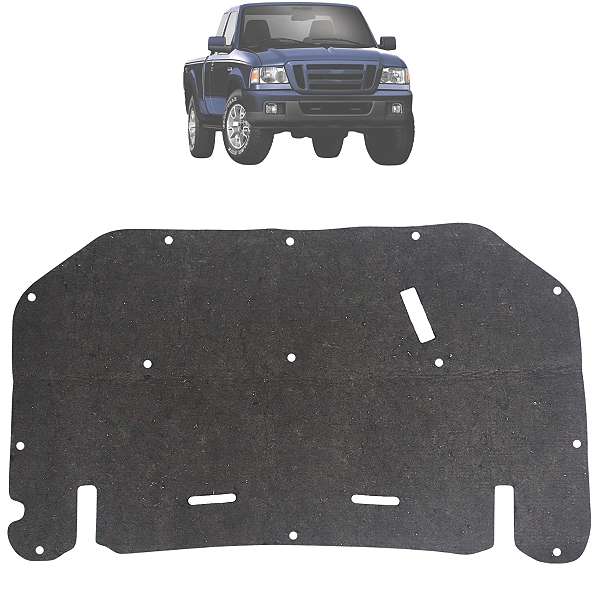 Revestimento Acabamento Capô Ranger 2005 2006 2007 2008 2009 Presilhas