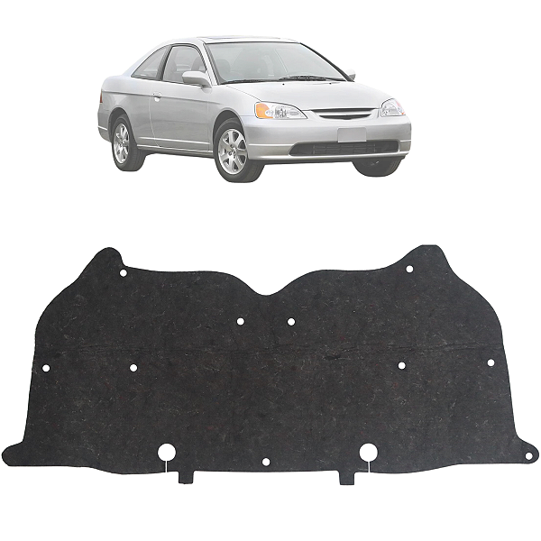 Forro Manta De Capo Civic 2001 2002 2003 Com Presilha