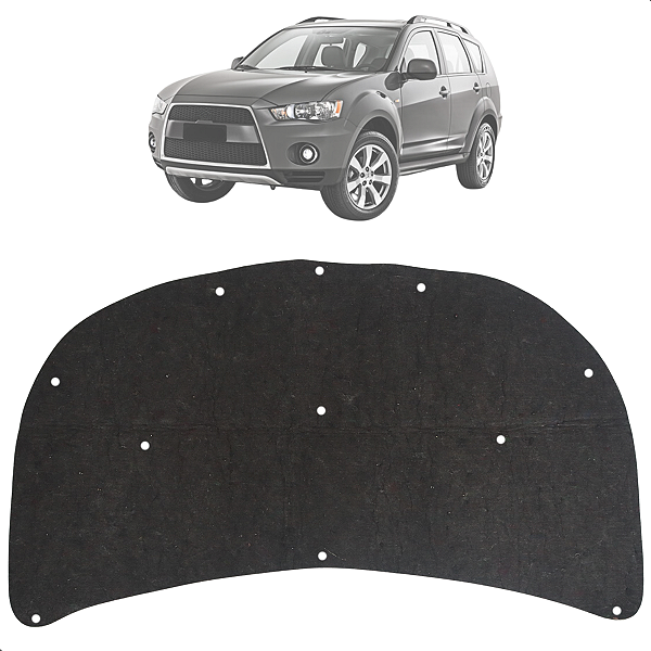 Manta Forro De Capô Outlander 2010 2011 2012 2013 + Presilhas