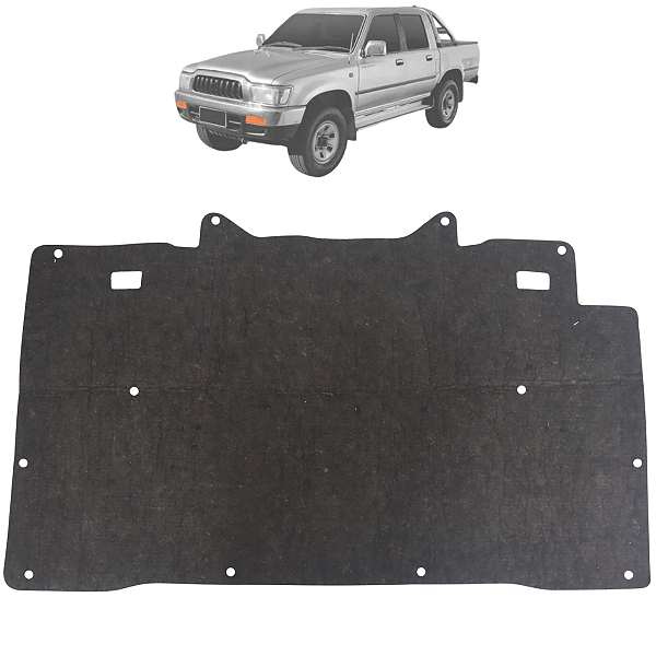 Forro Do Capô Hillux 2002 2003 2004 Manta Acústica + Presilhas