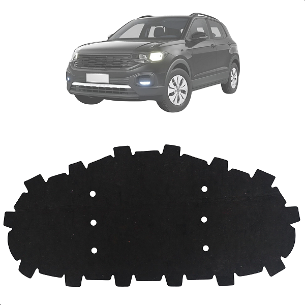 Manta Forro De Capô T-Cross 2019 2020 2021 2022 2023 Presilhas