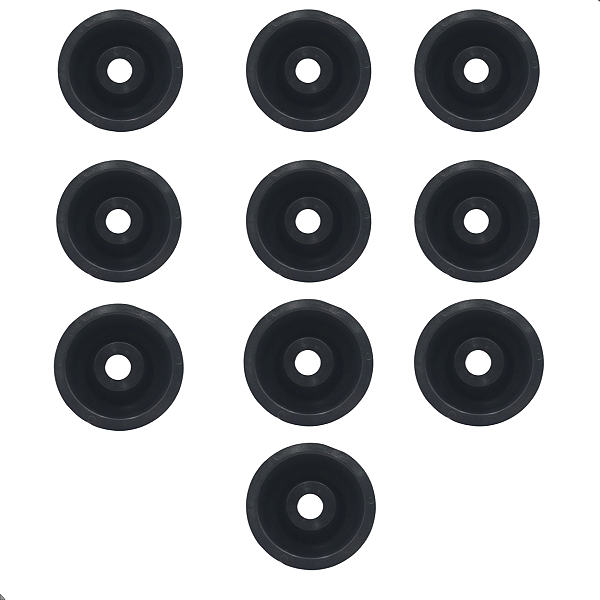 10 Protetor Da Porca Copinho Limitador Altura Nylon Roçadeira