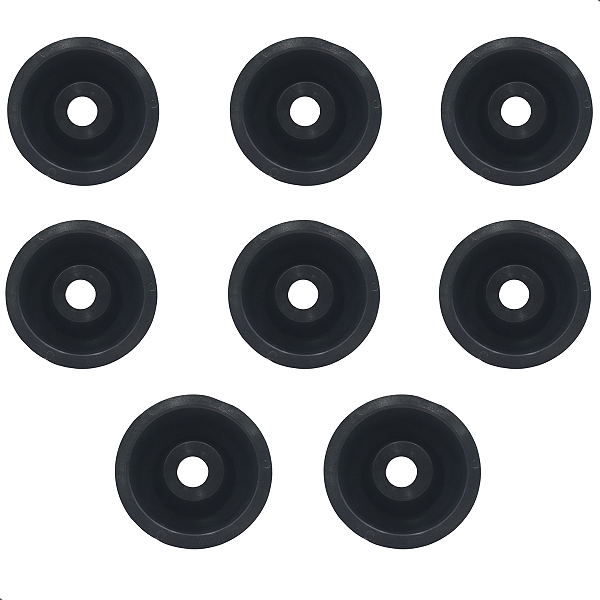 8 Protetor Da Porca Copinho Limitador Altura Nylon Roçadeira