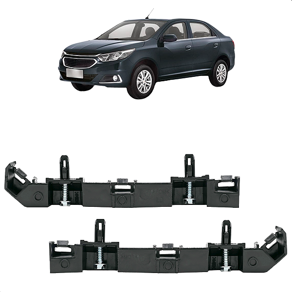 Par Guia Suporte Parachoque Dianteiro Cobalt 2017 2018 2019 2020