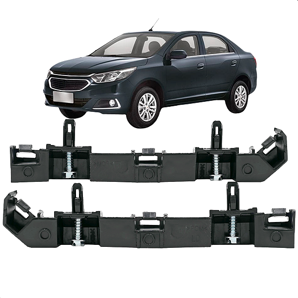 Par Guia Suporte Parachoque Dianteiro Cobalt 2017 2018 2019 2020