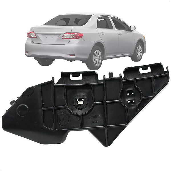 Guia Suporte Parachoque Traseiro Pequeno Corolla 2009 10 11 12 13 2014