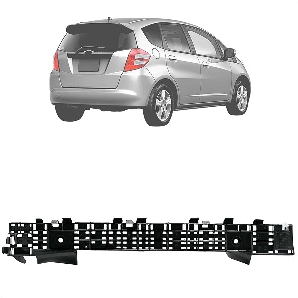 Guia Suporte Parachoque Traseiro Fit 2009 2010 2011 2012 2013 2014