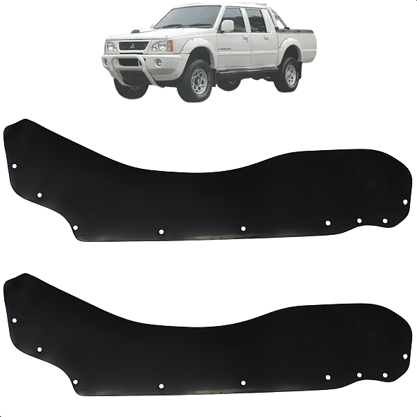Par Guarda Pó Lama Caixa De Roda L200 1995 Até 2006 Traseiro