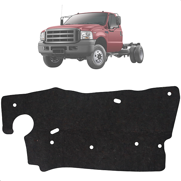 Manta Forro Corta Fogo Parede Do Motor F250 F350 F4000 1999 Até 2019