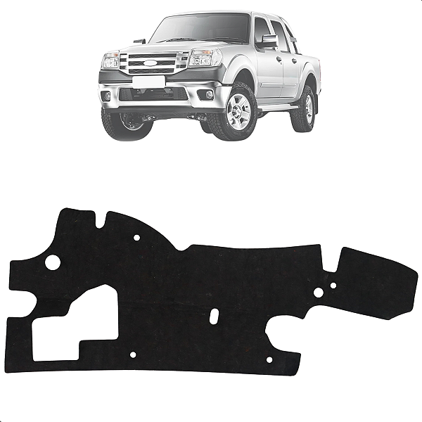 Manta Forro Parede Corta Fogo Do Motor Ranger 2005 2006 2007 2008 2009 2010 2011