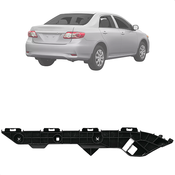 Suporte Guia Parachoque Traseiro Grande Corolla 2009 2010 2011 2012 2013 2014