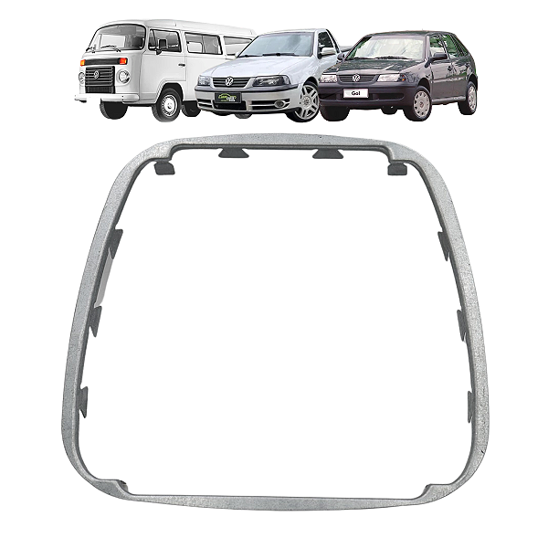 Moldura Metálica Suporte Lanterna Luz De Teto Kombi Gol Saveiro Parati