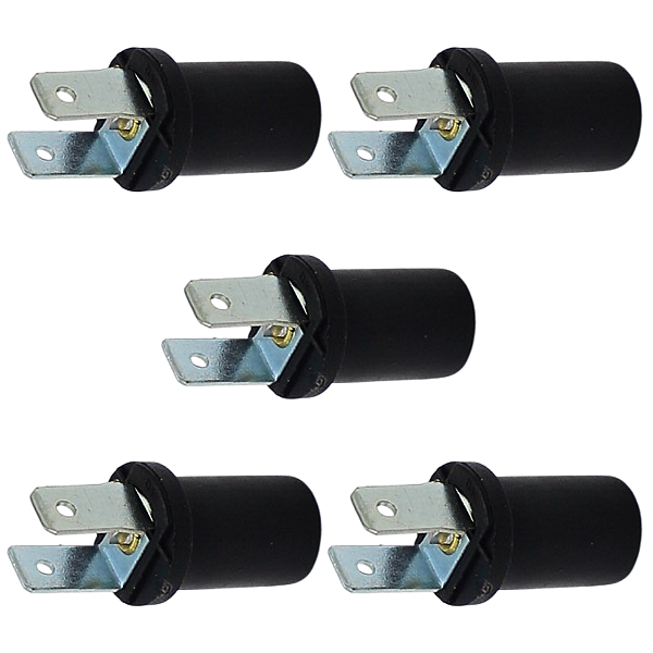 Kit 5 Soquetes Isolado Com Lamina Para Painel Mercedes-Benz Caminhão Ônibus Trator Volvo Ônibus Scania Caminhão