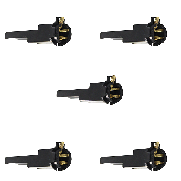 Kit 5 Soquetes Luz De Painel Longo VW Fusca Kombi Brasilia Variant Volvo