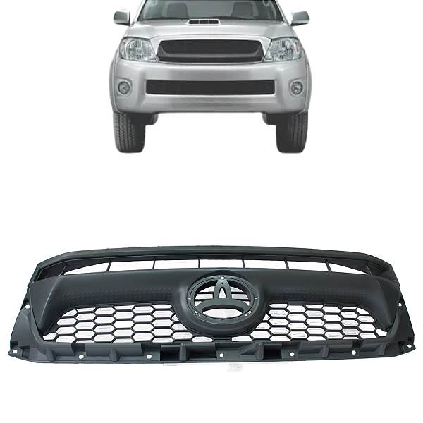 Grade Hilux 2009 2010 2011 SR/SRV Sem Emblema Cinza Serve 2005 06 07 2008