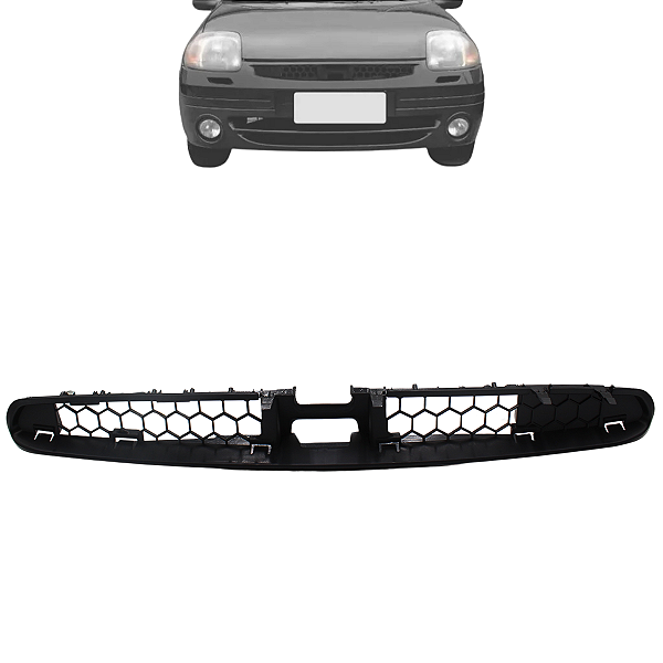 Grade Dianteira Clio 1998 1999 2000 2001 2002 Preta