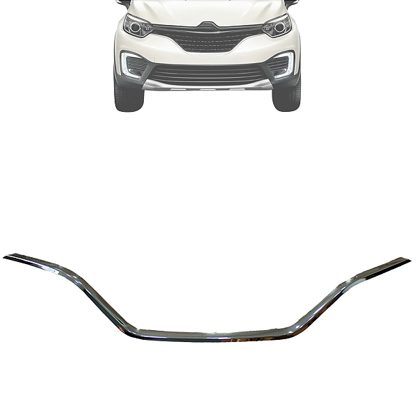 Friso Grade Renault Captur 2017 2018 2019 2020 2021 Cromado