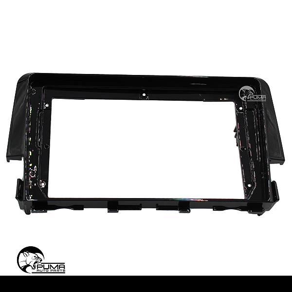 Moldura Painel Multimidia 9 Polegadas Honda Civic G10 2017 Até 2021 Black Piano