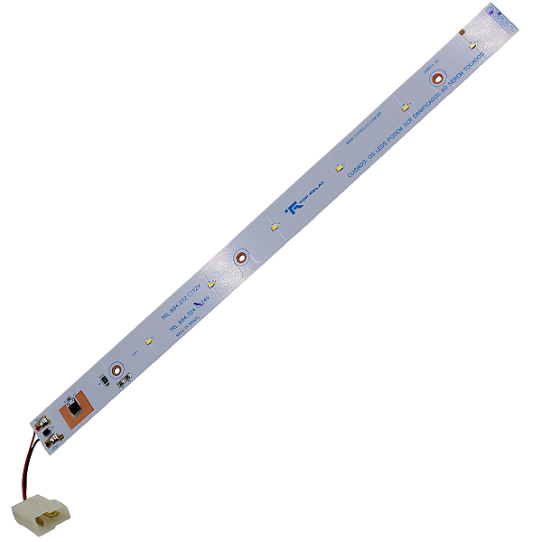 Regua Led Onibus Caminhao 40cm 6leds 24v C/ Soquete