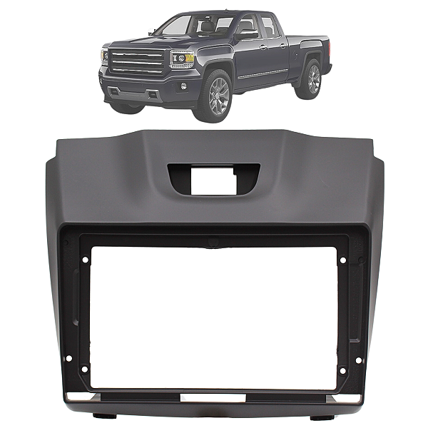 Moldura Painel Multimidia 9 Polegadas GM Pickup S10 2012 Até 2015