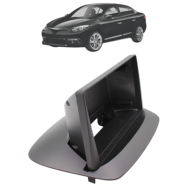 Moldura Painel Multimidia 9 Polegadas Renault Fluence 2009 Até 2017