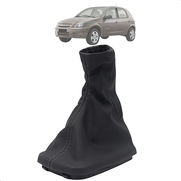 Coifa Alavanca Câmbio Grafite Com Base Celta 2000 Até 2016