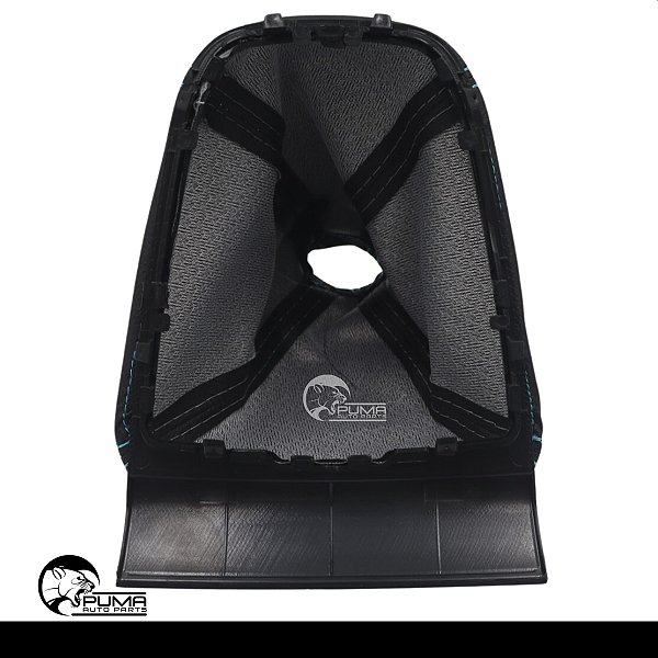 Coifa Alavanca Câmbio Preto Com Azul Onix Prisma 2013 Até 2019
