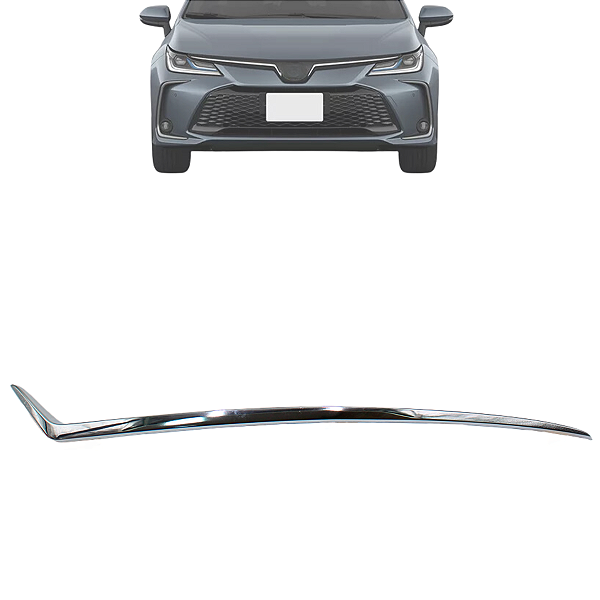 Friso Grade Central Toyota Corolla 2021 2022 2023 Cromado