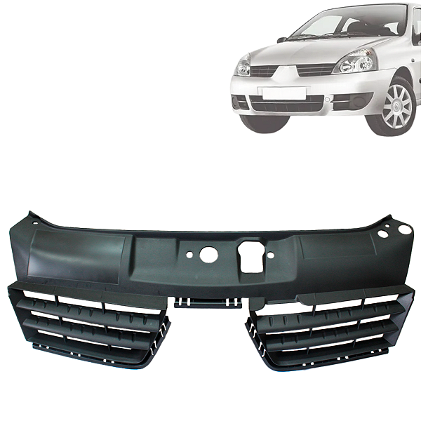 Grade Radiador Renault  Clio 2006 2007 2008 2009 2010 2011 2012 Preta